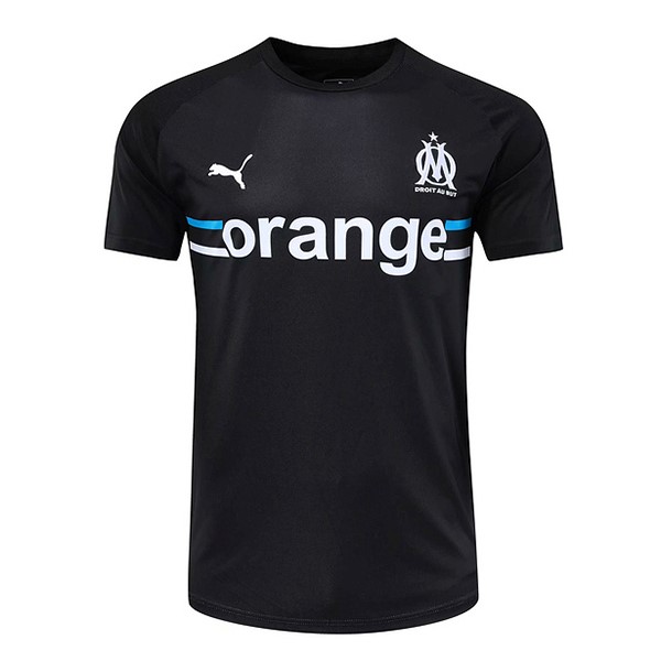 Trainingsshirt Marseille 2019-20 Schwarz Fussballtrikots Günstig